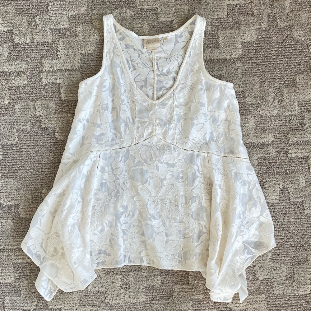 Lace Anthropologie Tank